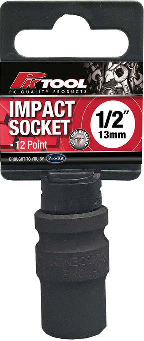 13mm 1/2” Drive 12PT Metric CR-V Impact Socket - PKTool