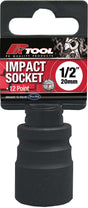 20mm 1/2” Drive 12PT Metric CR-V Impact Socket - PKTool