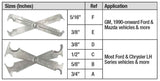 2 Piece A/C & Fuel Line Disconnect Tool Set - PKTool
