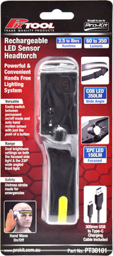 Twin LED Sensor Headlamp Torch & Worklight - PKTool