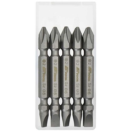 Screwdriver Bit Set, Double Ended, 10-Piece