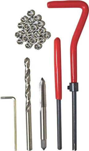 15 Piece Coil Insert Thread Repair Tool Set 1mm - PKTool