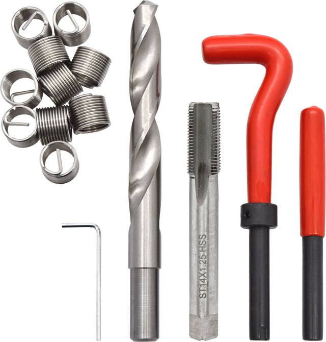 15pc M14 - 1.2mm Coil Insert Thread Repair Tool Kit - PKTool | Universal Auto Spares
