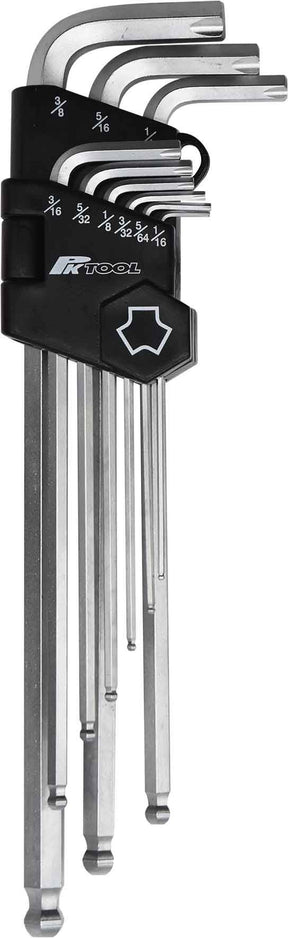 9 Pieces Hetok® Hex Key Set with Ball Type End - PKTool