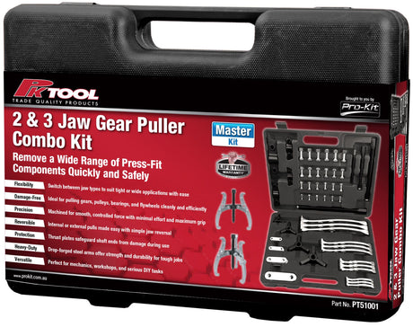 2 & 3 Jaw Gear Puller Combo Kit PT51001 - PKTool