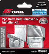 2pc Aluminum Drive Belt Remover & Installer Kit - PKTool