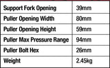 Truck Ball Joint Remover Cr-Mo Extra Large Support - PKTool