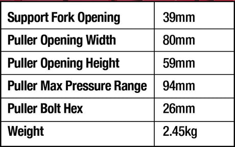 Truck Ball Joint Remover Cr-Mo Extra Large Support - PKTool
