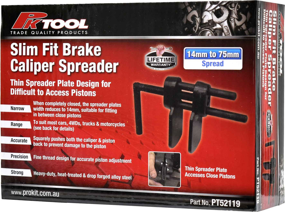Slim Fit Brake Caliper Spreader - PKTool