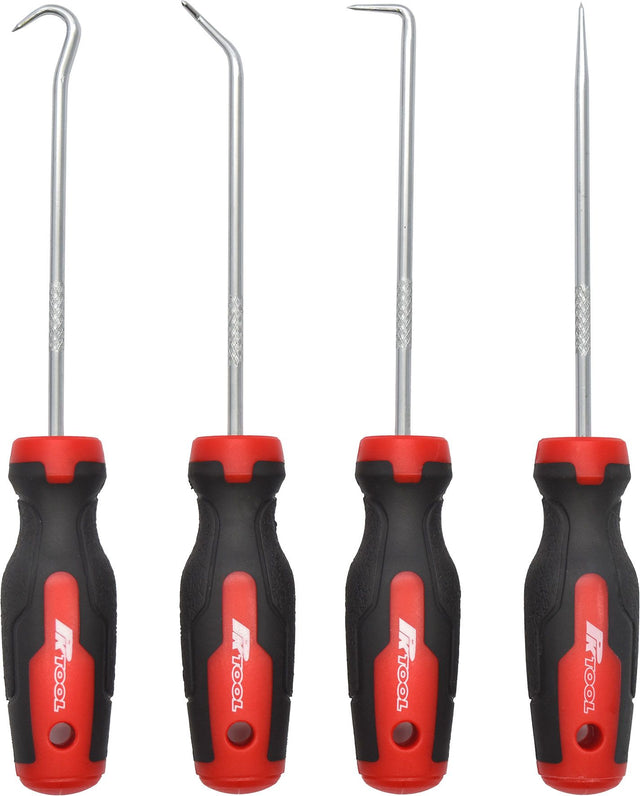 4-Piece Pick & Hook Set 100mm Precision Removal Tools for Seals & O-Rings – PKTool | Universal Auto Spares