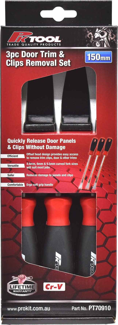 3 Piece Door Trim & Clips Removal Set - PKTool