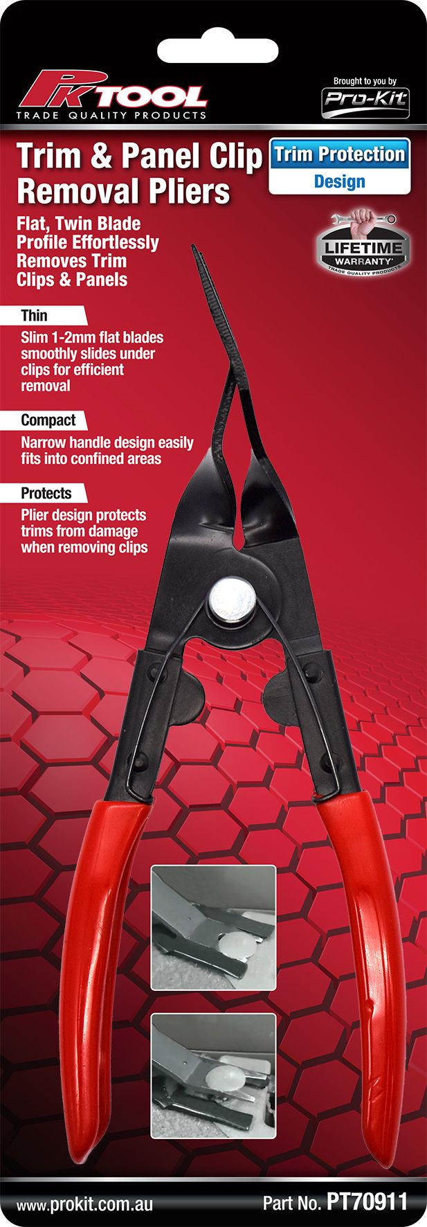 Trim & Panel Clip Removal Pliers - PKTool