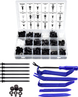 447 Pieces Auto Body Trim Fastener Rivet Clip & Tool Set - PKTool