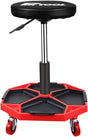 Height Adjustable Mechanics Seat with Pneumatic Lift & Tool Trays - PKTool | Universal Auto Spares