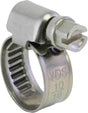 9mm Wide Stainless Steel Worm Drive 16-25mm Hose Clamp 10 Pieces - PKTool