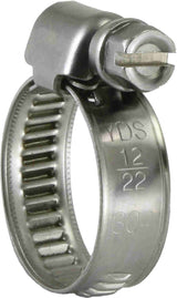 9mm Wide Stainless Steel Worm Drive 12-22mm Hose Clamp - PKTool | Universal Auto Spares