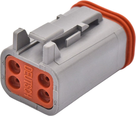 4 Piece Male Four Cavity Plug Connector & Wedgelock - PKTool | Universal Auto Spares