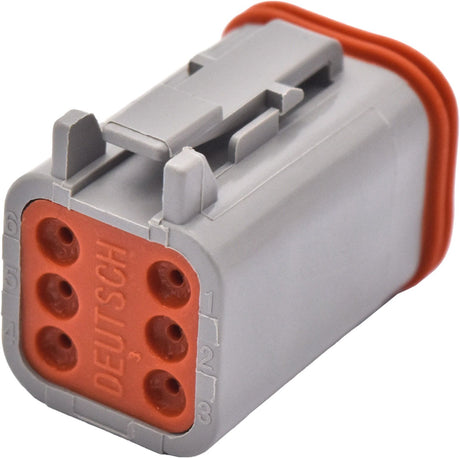 1 Piece Male Six Cavity Plug Connector & Wedgelock - PKTool | Universal Auto Spares