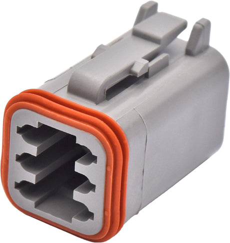 1 Piece Male Six Cavity Plug Connector & Wedgelock - PKTool | Universal Auto Spares