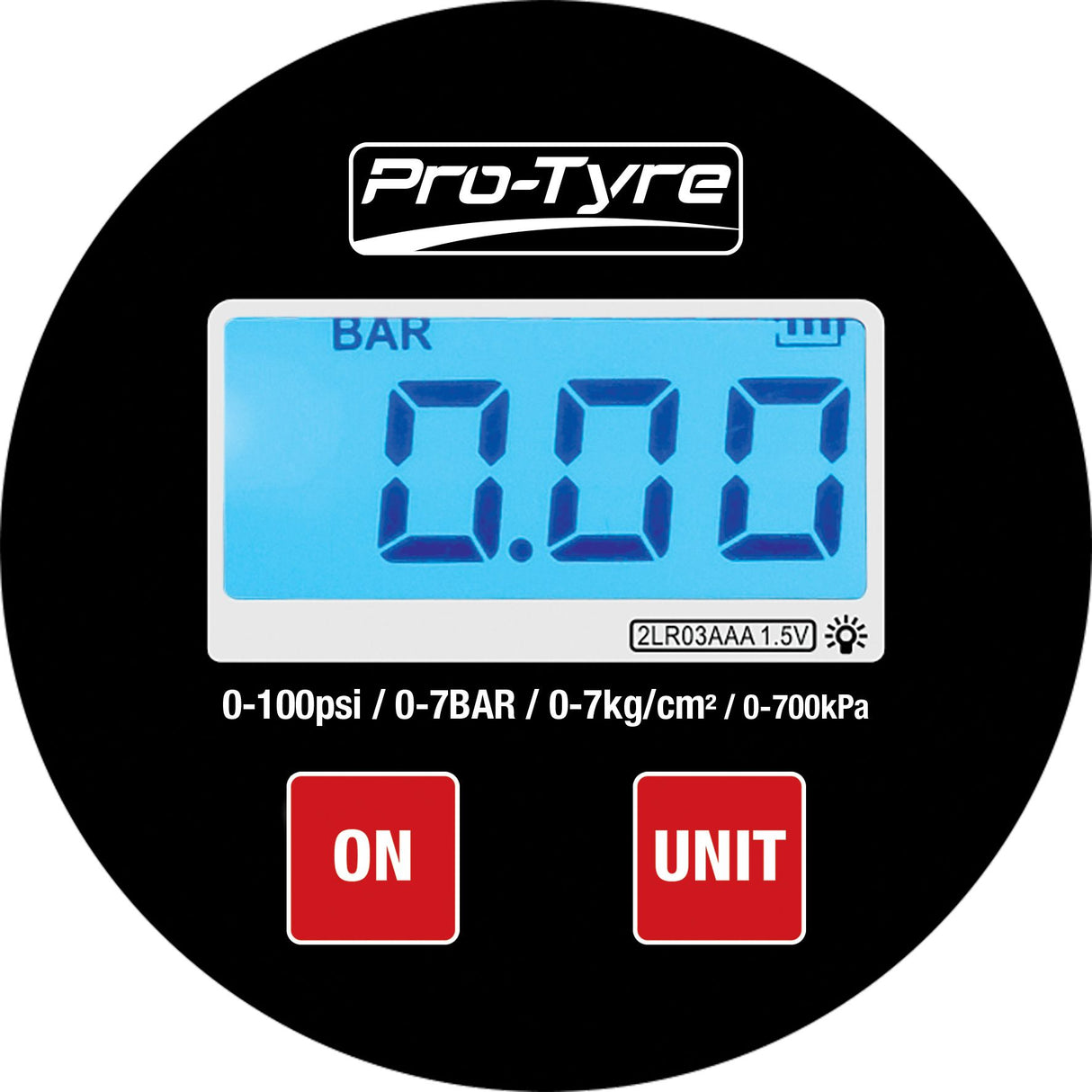 100PSI Digital Tyre Inflator - PKTool | Universal Auto Spares