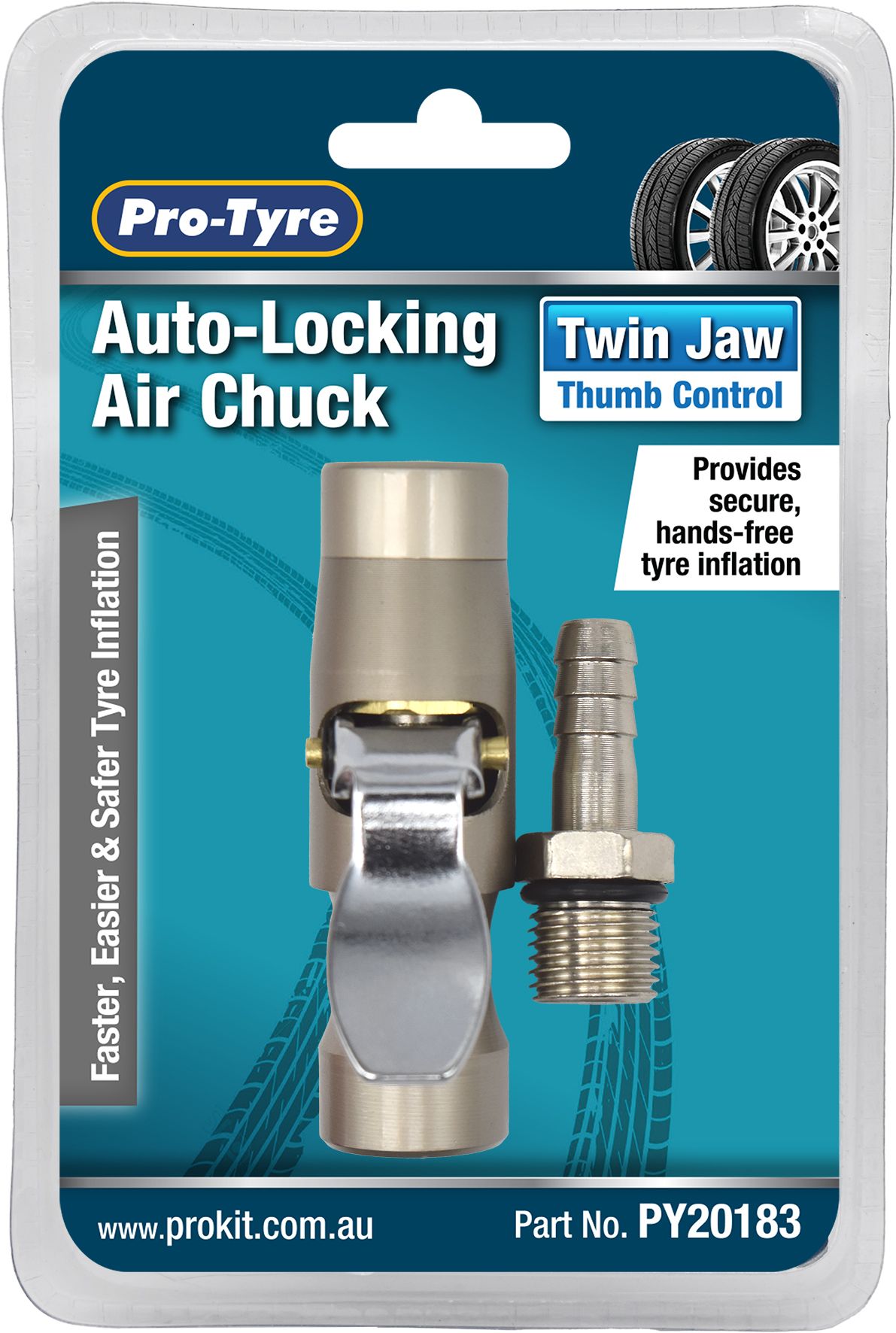 Auto-Locking Air Chuck - Pro-Tyre