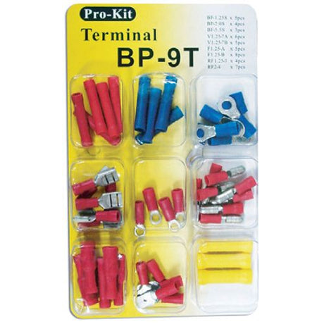 47 Piece Terminal Assortment Kit BP-9T - Pro-Kit | Universal Auto Spares