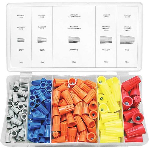 158pc Wire Connectors Assortment Kit - Pro-Kit | Universal Auto Spares