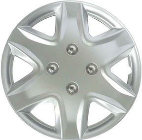 4 Piece Silver Wheel Cover Set 13″, 14″, 15″ - PC Procovers