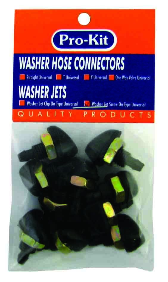 Washer Jet 10 Pieces Set Screw On Type Universal - Pro-Kit