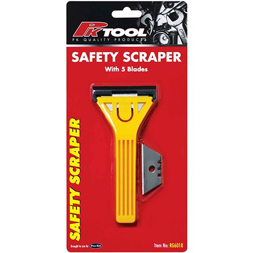 Safety Scraper With 5 Replacement Blades - PKTool | Universal Auto Spares