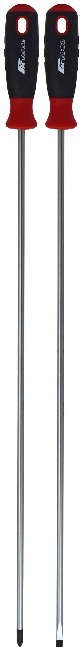 2 Pieces 450mm (18”) Phillips & Blade Long Screwdriver Set - PKTool