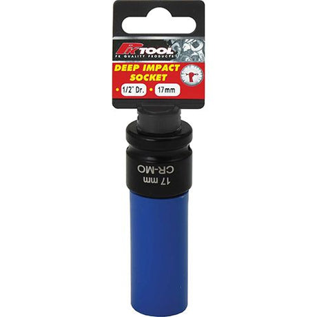 17mm 1/2” Drive Mag Wheel CR-V Metric Deep Impact Socket - PKTool | Universal Auto Spares