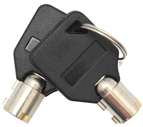 Towbar Locking Hitch Pin, Keyhole Cover Complete With 2 Key - LoadMaster