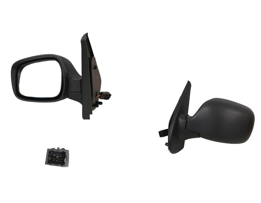 Electric Door Mirror (LHS with Heating) Black Renault Kangoo F76 2004 - 2010 RNKG-DOM-02L - Sterling