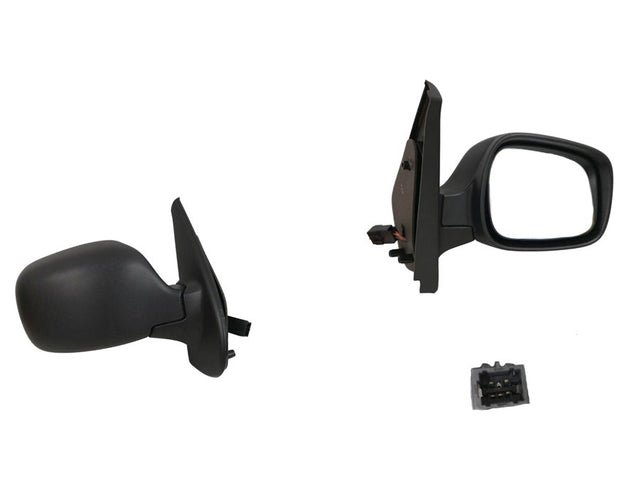 Electric Door Mirror (RHS with Heating) Black Renault Kangoo F76 2004 - 2010 RNKG-DOM-02R - Sterling
