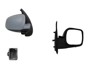 Electric Door Mirror (RHS with Heating) Black Renault Kangoo F61 Series 1 2010 - 2013 RNKG-DOM-06R - Sterling
