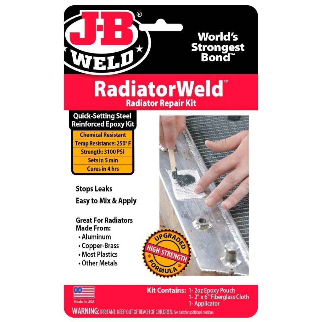 Radiator Weld Plastic Tank & Radiator Repair Kit - J-B Weld | Universal Auto Spares