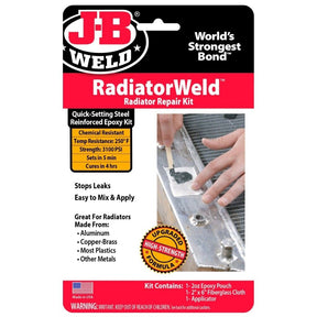 Radiator Weld Plastic Tank & Radiator Repair Kit - J-B Weld