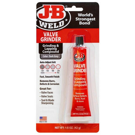 Valve Grinder Grinding & Lapping Compound Abrasive Paste 42g - J-B Weld | Universal Auto Spares