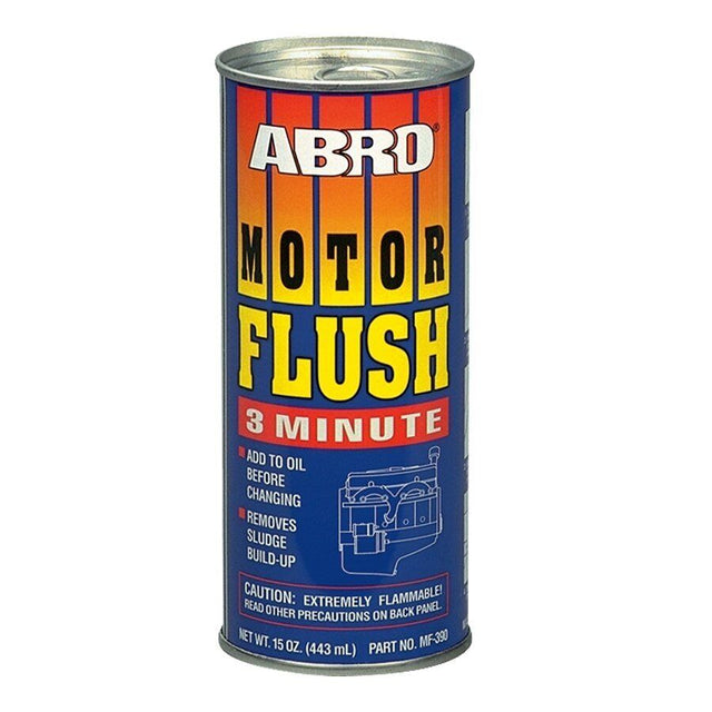 Engine Oil Motor Flush Remove Sludge & Deposits in All Petrol & Diesel 443mL - ABRO | Universal Auto Spares