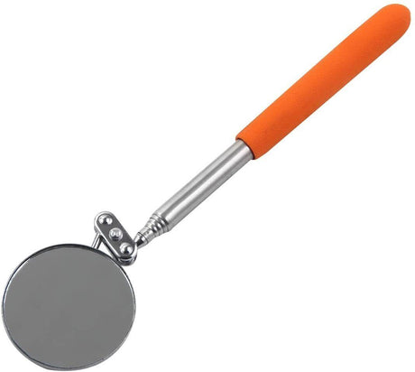 Automotive Telescopic Inspection Mirror Extendable Plated Steel