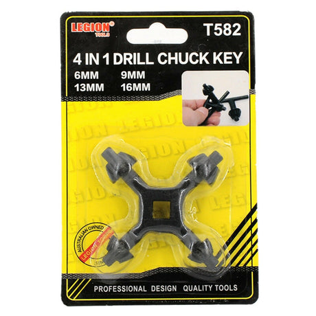 4 in 1 Drill Chuck Key - Legion | Universal Auto Spares