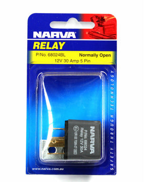 Electrical Relay Normal Open 5 Pin 12 Volt 30 Amp - Narva
