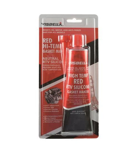 Gasket Maker RTV Red High Temperature 85g - Visbella | Universal Auto Spares