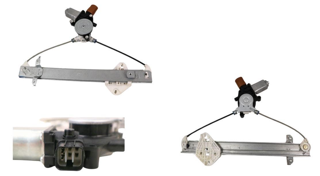 Rear Window Regulator LHS (2-Pin, With Motor) Subaru Forester SH/S3 01/2008 - 12/2012 SBFT-WIR-09L - Sterling