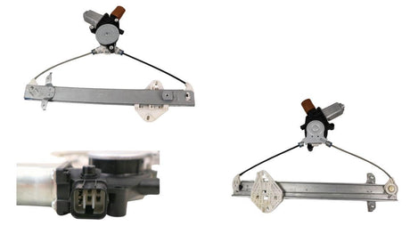 Rear Window Regulator LHS (2-Pin, With Motor) Subaru Forester SH/S3 01/2008 - 12/2012 SBFT-WIR-09L - Sterling Parts