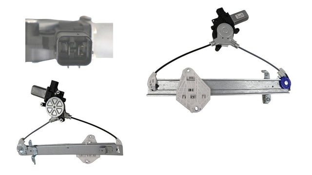 Rear Window Regulator LHS (2-Pin, With Motor) Subaru Impreza/WRX GE/GH/GR G3 09/2007 - 11/2011 SBIP-WIR-06L - Sterling