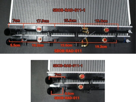 Radiator for Auto & Manual Subaru Outback 4TH 10/2009 - 11/2014 SBOB-RAD-011 - Sterling Parts
