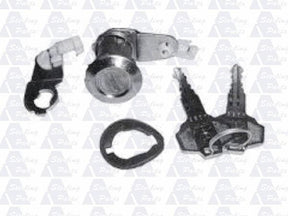 Door Lock Barrel & Keys Universal 1981 - 1993 SDL - 33A - Sterling Parts - Door Locks & Latches - Sterling Parts