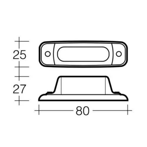 Rear Marker Light Amber Incandescent - Narva | Universal Auto Spares